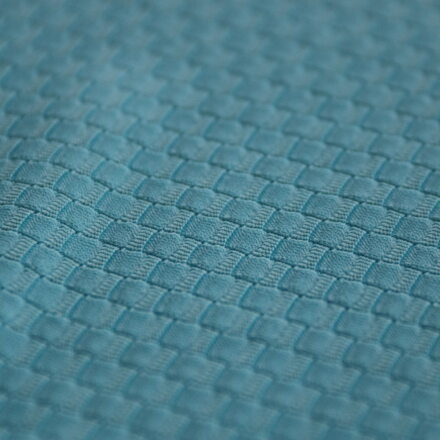 Upholstery fabric in stylish turquoise blue | KARL MAYER